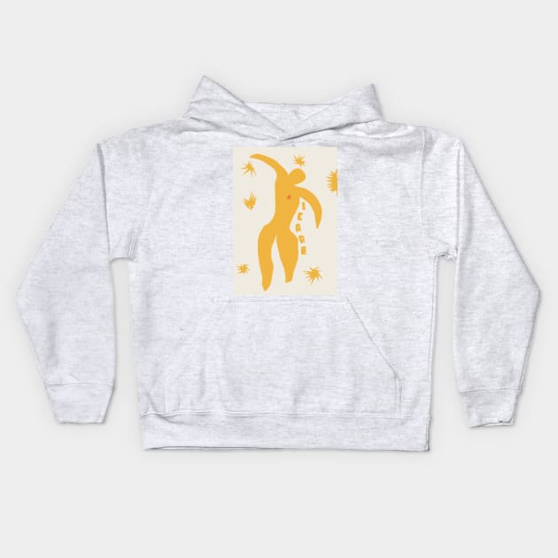 Henri Matisse - Jazz Series: Icarus #38 Kids Hoodie by GoodMoreInc